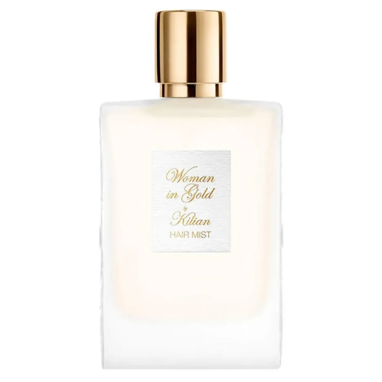 Woman in Gold Hair Mist